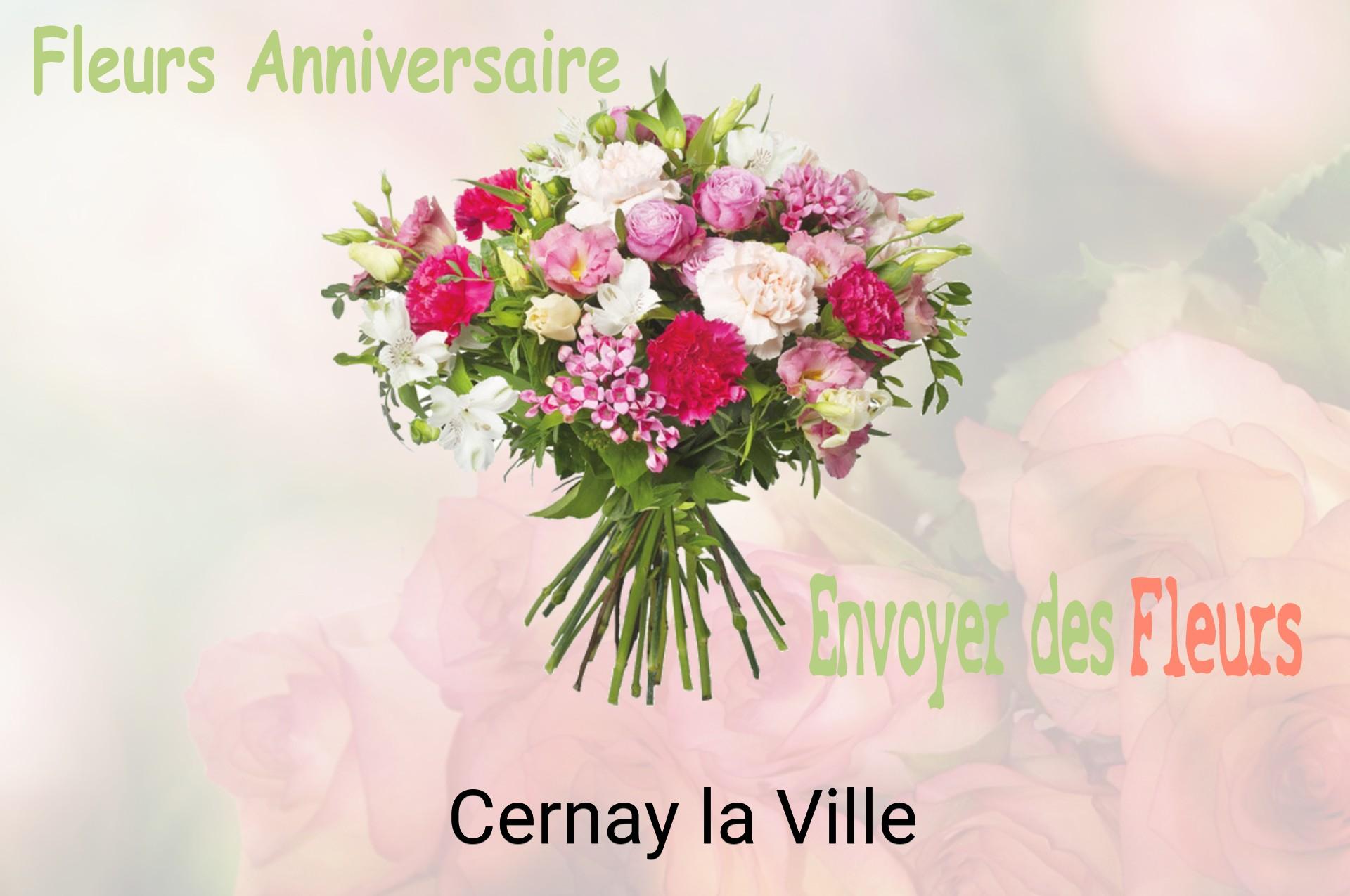 Bouquet de fleurs d’anniversaire livré à Cernay-la-Ville