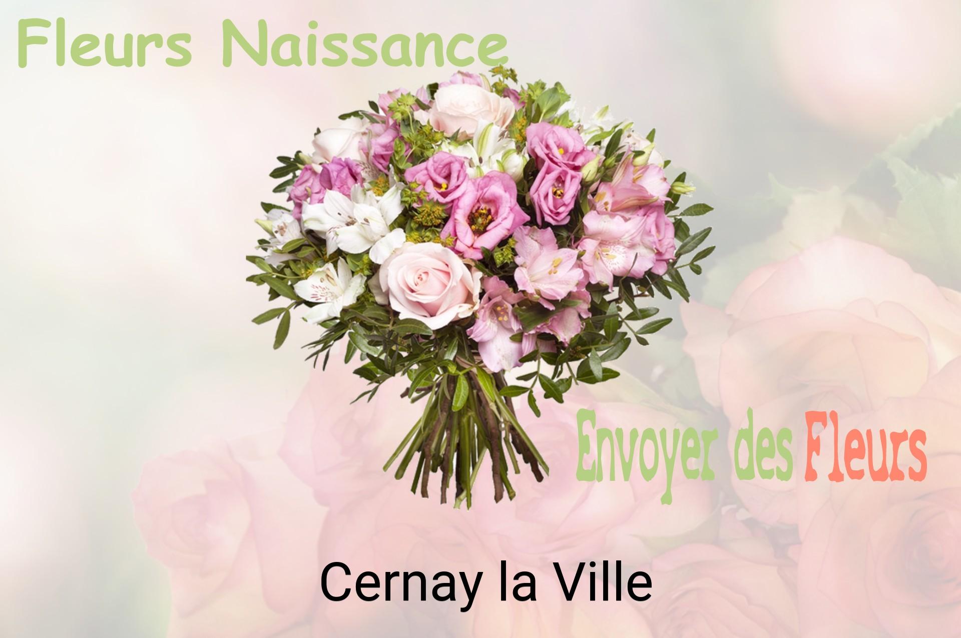 Bouquet de fleurs de naissance livré à Cernay-la-Ville
