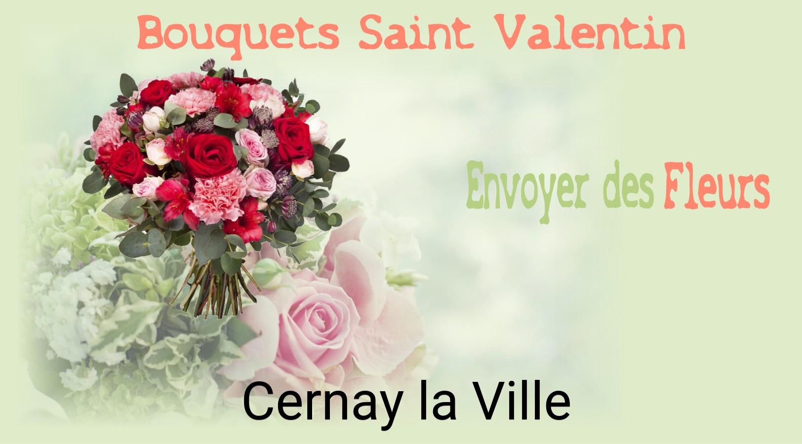 Roses de Saint-Valentin livrées à Cernay-la-Ville
